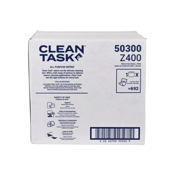 All-Purpose Z400 Wipers - Jumbo Roll, White, 692 Sheets - Sellars